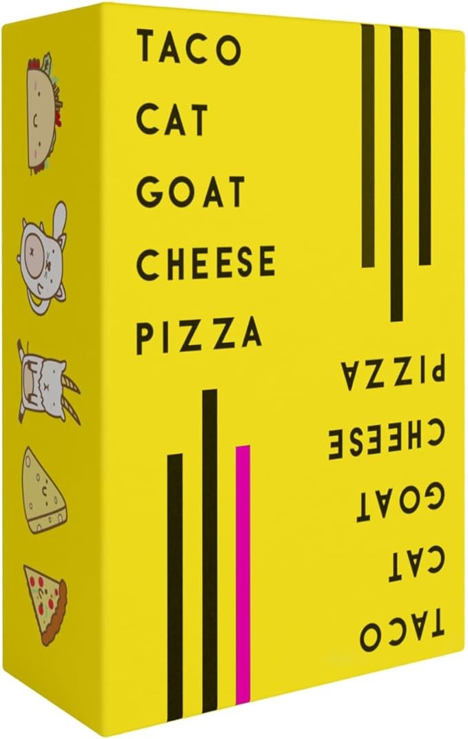 Taco Cat Goat Cheese Pizza Juego de cartas salvajemente entretenido para la noche de juegos familiares y grupales | Fácil de aprender y jugar con rondas de 10 a 15 minutos | Diversión para niños