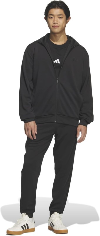 adidas Men's Must Hub 3-Stripes Jersey Jogger Pants