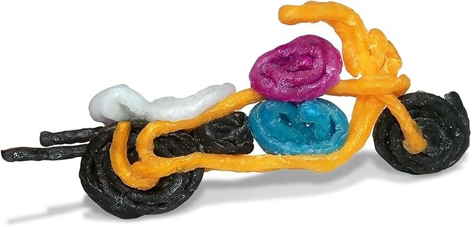 Wikki Stix para Dibujantes - Esencial para viajes de niños: ¡Creatividad portátil en movimiento! Paquete de 24 Wikki Stix en colores neón y primarios. Fabricado en EE. UU. ¡Para niños de 3 años en
