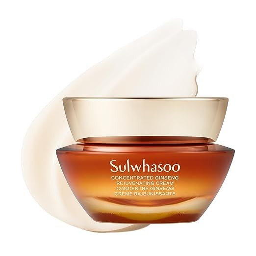 Sulwhasoo Concentrated Ginseng Rejuvenating Cream – Visibly Plump Skin & Wrinkles | Anti-Aging Deep Hydration Moisturizer with Korean Ginseng Actives, Ginseng Peptide™ & Vitamin C | Korean Skincare