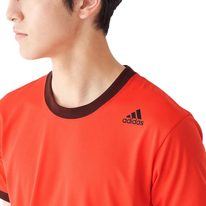 Adidas T-Shirt, Unisex, Short Sleeve, Crew Neck, Sweat Absorbent, Quick Drying, Cotton Blend, Unisex