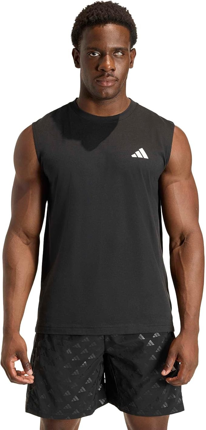 adidas Men's WO-ES FR Sleeveless Tee LOG28
