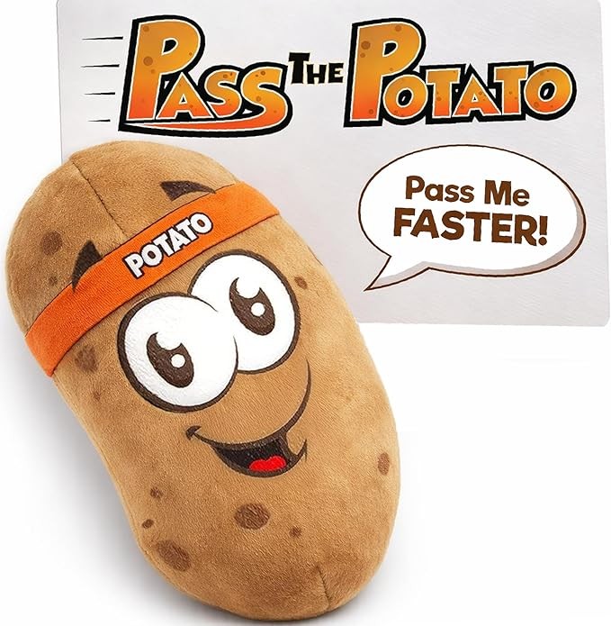 Move2Play, Pass The Potato | Hilariously Wild & Fun Kids Game | Easter Gift for Kids | Easter Basket Stuffer | Indoor/Outdoor Toy for Toddlers & Kids Ages 3-8+ | Summer & Camping Fun