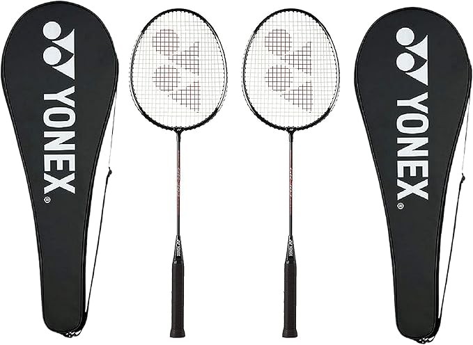 Yonex GR 303 Combo Badminton Racquet with Full Cover, Set of 2