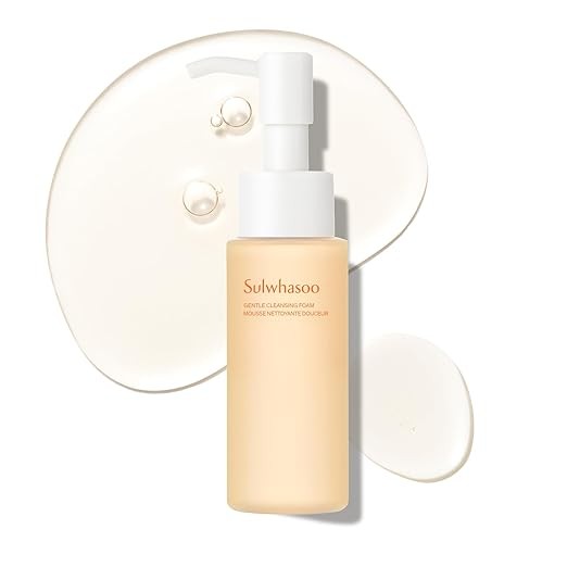 Sulwhasoo Gentle Cleansing Foam – Hydrating Daily Gel-to-Foam Facial Cleanser with Korean Herbal Ingredients Removes Makeup, Dirt & Impurities, Softens & Refreshes Skin Korean Skincare Face Wash